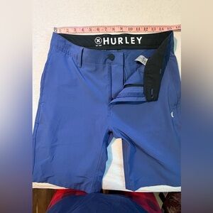 Hurley All Day Hybrid Walk Shorts Men’s Blue Quick Dry Stretch Reflective